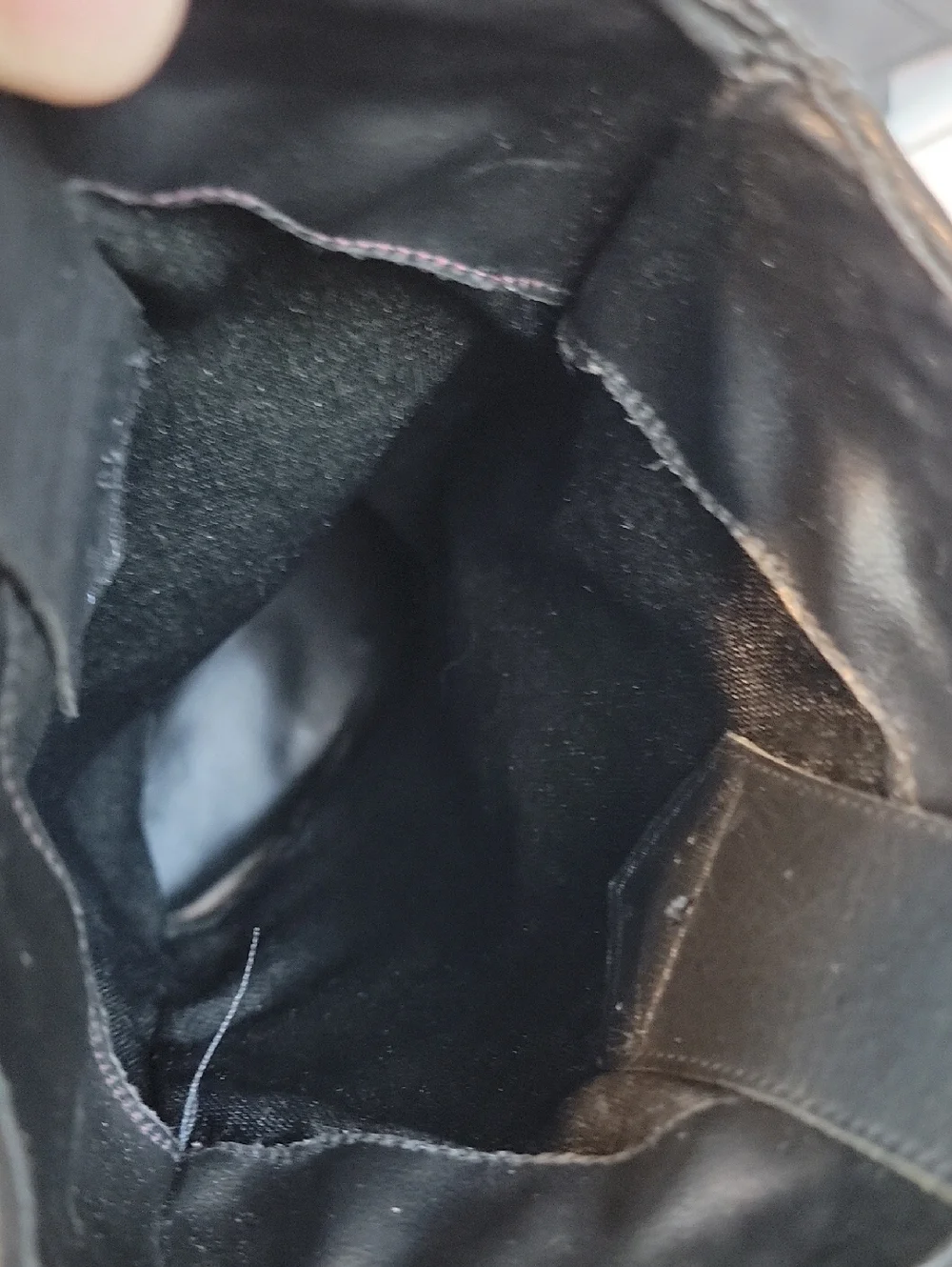 Unbranded Sample Black Woven Leather Mid-Calf Cowboy Boots - Women's Size 7